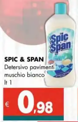 Altasfera SPIC & SPAN Detersivo pavimenti muschio bianco offerta