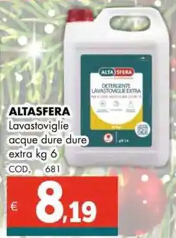 Altasfera ALTASFERA Lavastoviglie acque dure dure extra offerta