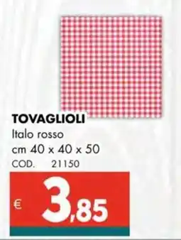 Altasfera TOVAGLIOLI Italo rosso offerta