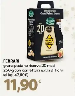 Supermercati Dok FERRARI grana padano riserva 20 mesi offerta