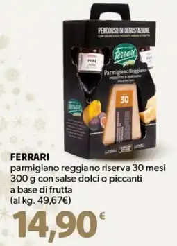 Supermercati Dok FERRARI parmigiano reggiano riserva 30 mesi offerta