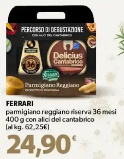 Supermercati Dok FERRARI parmigiano reggiano riserva 36 mesi offerta