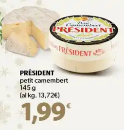 Supermercati Dok PRÉSIDENT petit camembert offerta