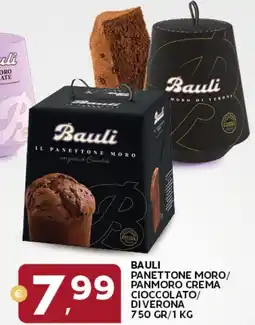 Extra Supermercati Bauli panettone moro/ panmoro crema cioccolato/ di verona offerta