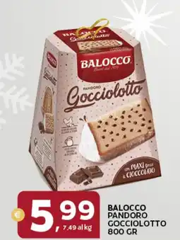 Extra Supermercati Balocco pandoro gocciolotto offerta