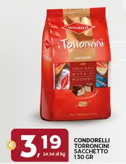 Extra Supermercati Condorelli torroncini sacchetto offerta