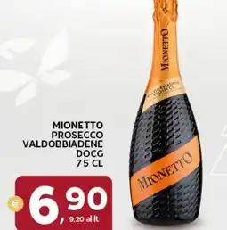 Extra Supermercati Mionetto prosecco valdobbiadene docg offerta