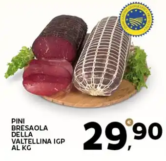 Extra Supermercati Pini bresaola della valtellina igp offerta