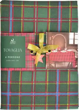 MD Discount TOVAGLIA STAMPATA 6 persone offerta