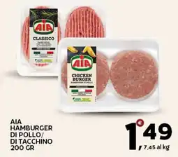 Extra Supermercati Αια hamburger di pollo/ di tacchino offerta