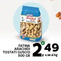 Extra Supermercati Fatina arachidi tostati guscio offerta