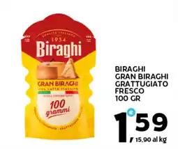Extra Supermercati Biraghi gran biraghi grattugiato fresco offerta