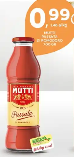 Extra Supermercati Mutti passata di pomodoro offerta