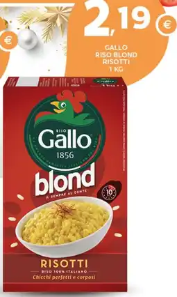 Extra Supermercati Gallo riso blond risotti offerta