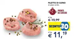 Esselunga Filetto di suino offerta