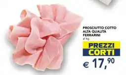 Esselunga Prosciutto cotto alta qualità FERRARINI offerta