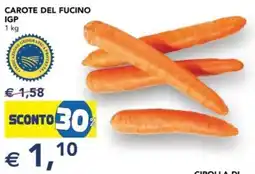 Esselunga Carote del fucino IGP offerta