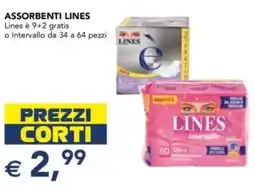 Esselunga Assorbenti LINES offerta