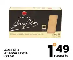 Extra Supermercati Garofalo lasagna liscia offerta