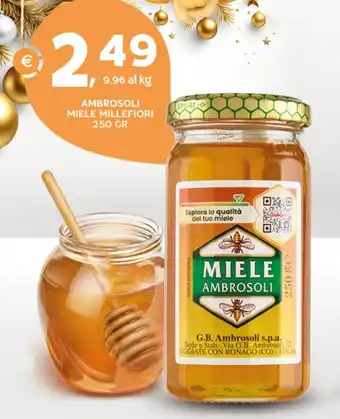 Extra Supermercati Ambrosoli miele millefiori offerta