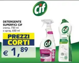 Esselunga Detergente superfici CIF offerta