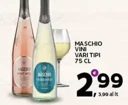 Extra Supermercati Maschio vini offerta