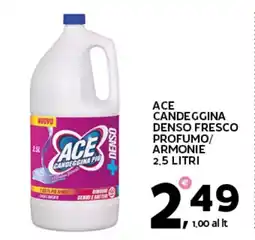 Extra Supermercati Ace candeggina denso fresco profumo/ armonie offerta