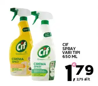 Extra Supermercati Cif spray offerta