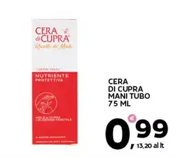 Extra Supermercati Cera di cupra mani tubo offerta