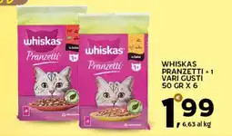 Extra Supermercati Whiskas pranzetti +1 offerta