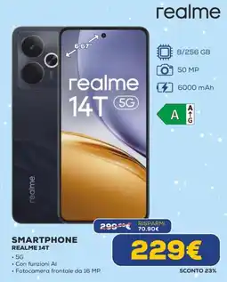 Euronics Smartphonerealme REALME 14T offerta