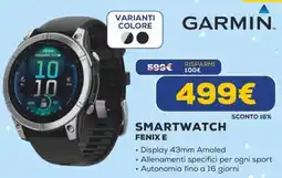 Euronics GARMIN Smartwatch FENIX E offerta