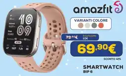 Euronics amazfit SMARTWATCH BIP 6 offerta