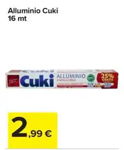 Carrefour ALLUMINIO CUKI offerta