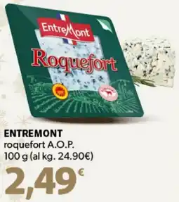 Supermercati Dok ENTREMONT roquefort A.O.P. offerta
