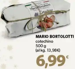 Supermercati Dok MARIO BORTOLOTTI cotechino offerta