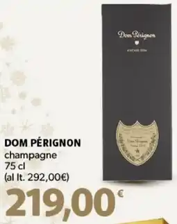 Supermercati Dok DOM PÉRIGNON champagne offerta
