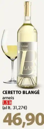 Supermercati Dok CERETTO BLANGÉ arneis offerta