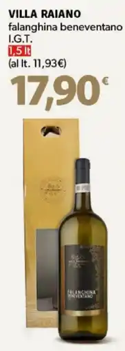 Supermercati Dok VILLA RAIANO falanghina beneventano I.G.T. offerta
