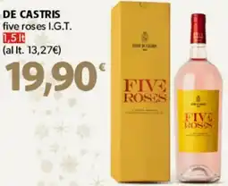Supermercati Dok DE CASTRIS five roses I.G.T. offerta