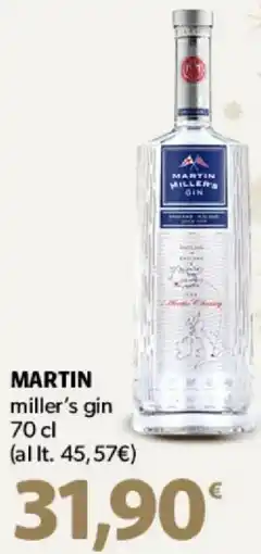 Supermercati Dok MARTIN miller's gin offerta
