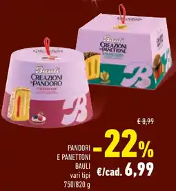 Conad Pandori e panettoni BAULI offerta
