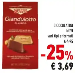 Conad Cioccolatini NOVI offerta