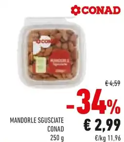 Conad Mandorle sgusciate CONAD offerta