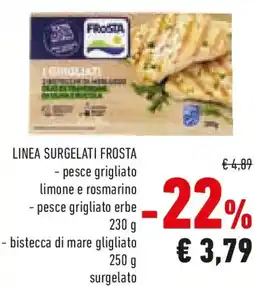 Conad Linea surgelati FROSTA offerta