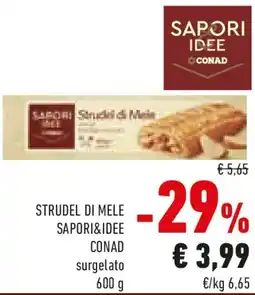 Conad Strudel di mele sapori&idee CONAD offerta