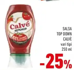 Conad Salsa top down CALVÈ offerta