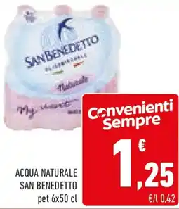 Conad Acqua naturale SAN BENEDETTO offerta