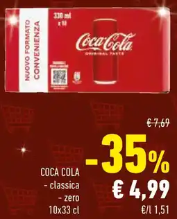 Conad COCA COLACONVENIENZA classica - zero offerta