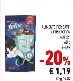 Conad Alimento per gatti CATISFACTION offerta
